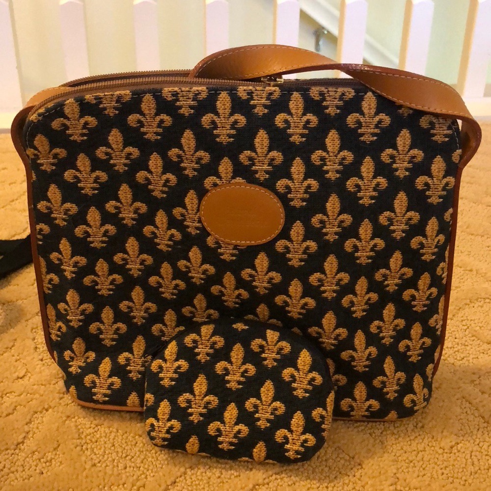 Authentic Belgian tapestry purse